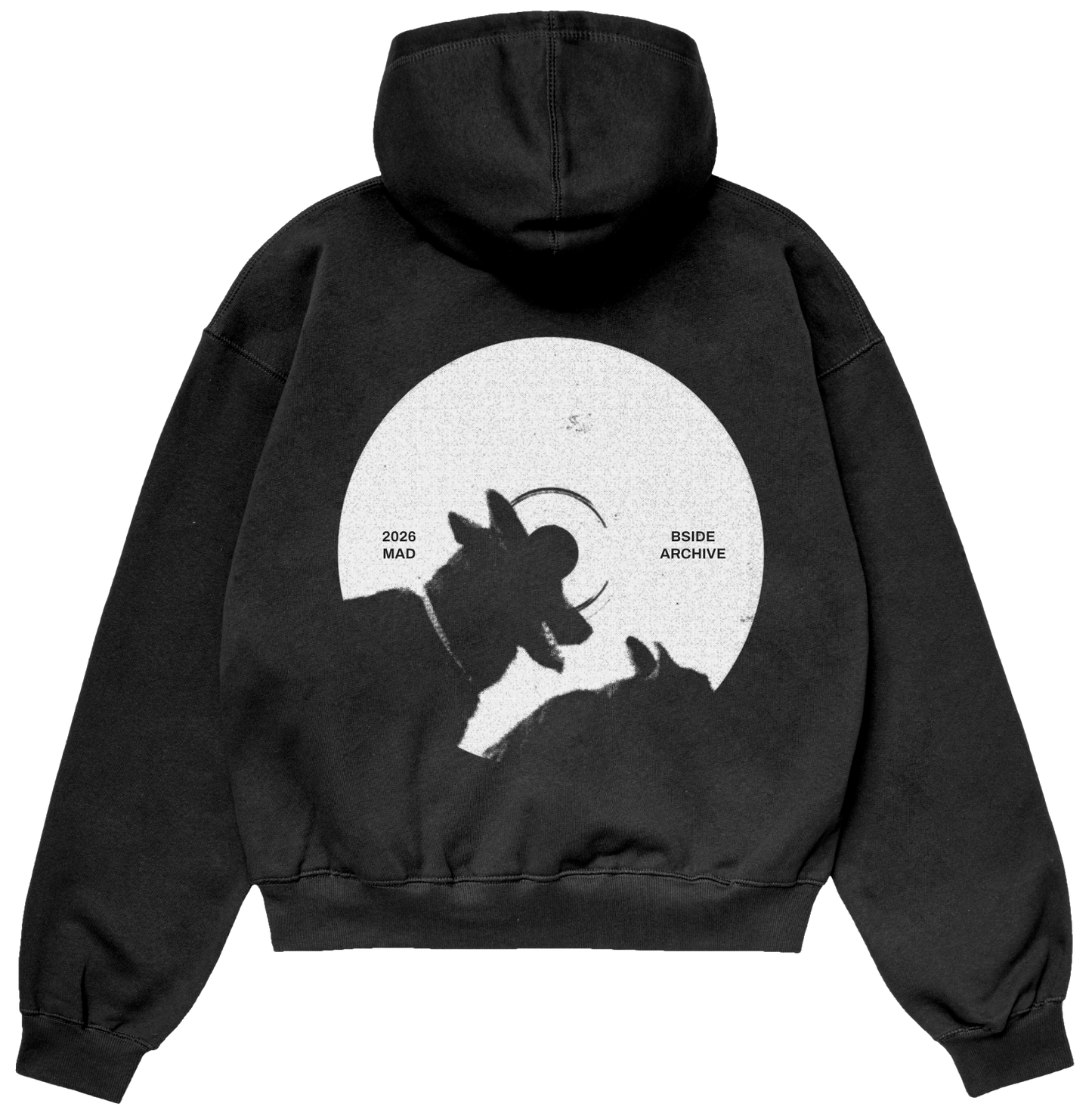 Hoodie Black dog