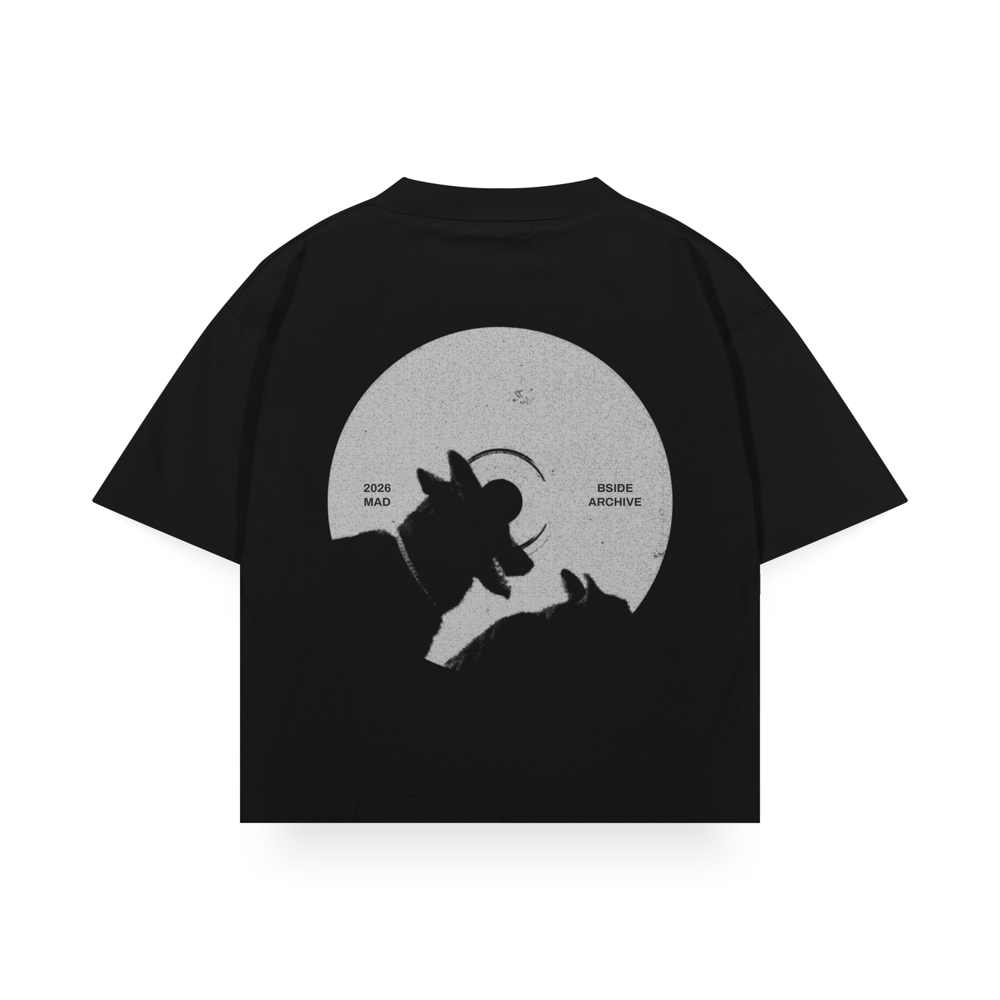 Black dog Tee