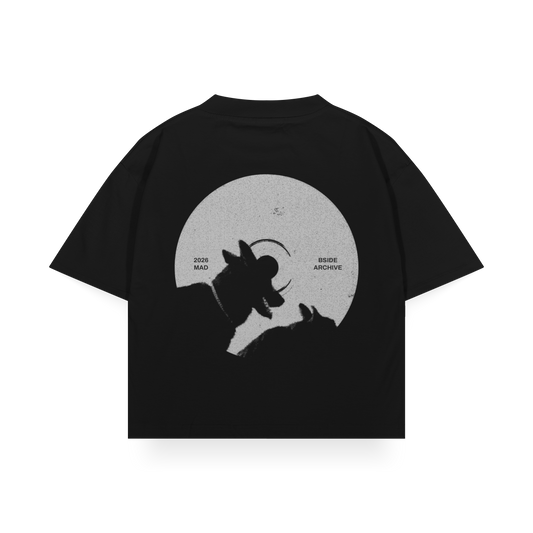 Black dog Tee