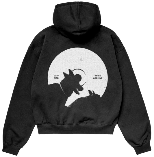 Hoodie Black dog